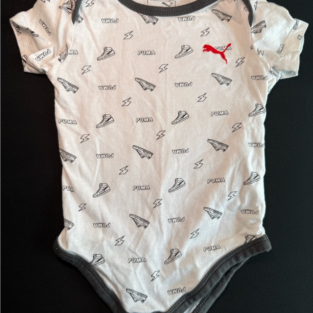 Puma Baby One Piece Bodysuit Size 6-9 Months